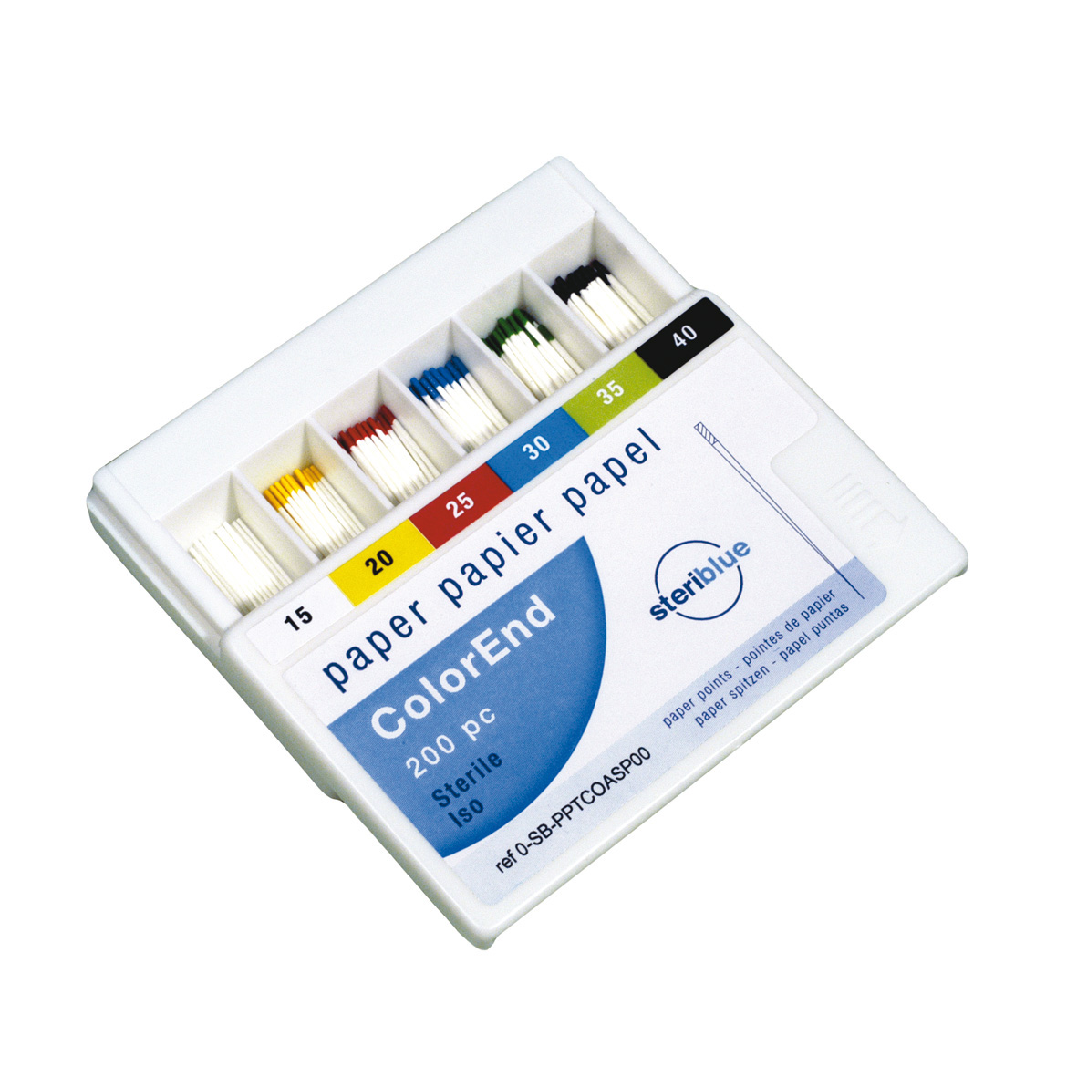 SteriBlue Paper Points Color-End